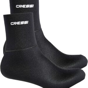 Cressi Neoprene Socken 3mm für Tauchen und Schnorcheln - Schutz für kalte Füße
