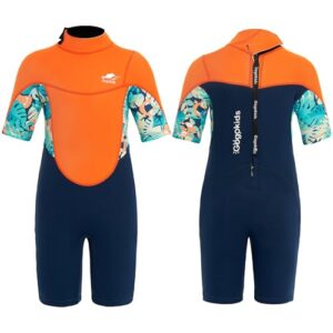 Kleinkinderschutzanzug, Kinderneoprenanzug, UV-schützende Neoprene für Schwimmen, Schnorcheln und Surfen, Komfort & Wärme