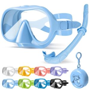 Schnorchelset für Erwachsene mit Rahmenloser Taucherbrille, Ultra Weitsicht Anti Nebel und Anti-Leck Professionelles Tauchmaske. Das HINATAA Schnorchelset ist ideal für Unterwasser-Abenteuer.
