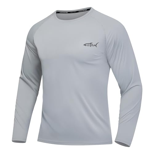Herren Rashguard UPF 50+ Langarmshirt T-Shirts UV Shirt Sonnenschutz Shirts Atmungsaktiv Schnell Trockened Funktionsshirt Herren Langarm Gym Running Tops