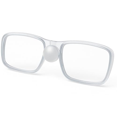 Khroom Optische Brillengläser für Schnorchelmasken, Sehhilfe mit Sehstärke -6.0 bis +6.0 Dioptrien, passend für Seaview Pro, Pro Plus, X, Y und Kids