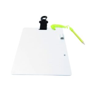 Lljsszr Unterwasser Schreibtafel mit Bleistift, Tauchzubehör, praktisches Tool für Taucher und Schnorchler