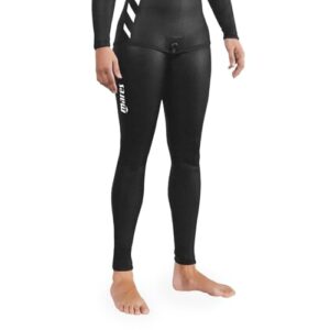 Mares Damen Apnoe Instinct 50 Offene Zelle Pants, schwarze Tauchhose für Frauen, Neoprenanzughose für Tauchen und Schnorcheln