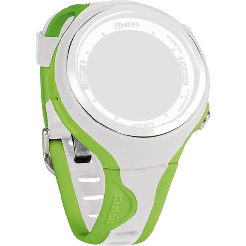 Ersatzarmband für Mares SMART Tauchcomputer, White-Lime, hochwertige Materialien, langlebig und widerstandsfähig.