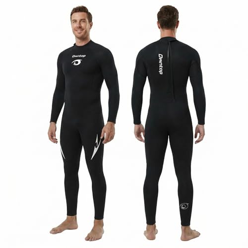 Männer und Frauen in 5mm Neoprenanzügen, Rückenreißverschluss, ideal für Tauchen, Surfen und Wassersport