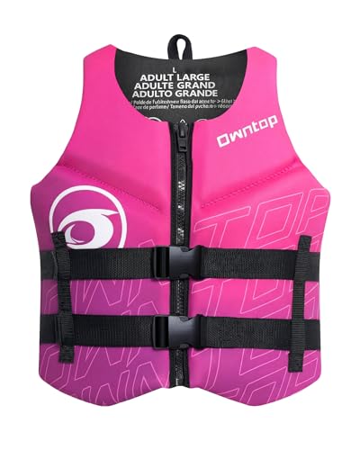 Schwimmweste für Erwachsene, neoprene Auftriebsweste mit Doppelschnallen, ideal für SUP, Kajak, Paddeln und Angeln