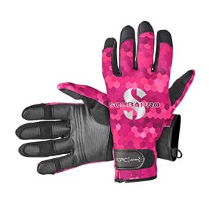 Tauchhandschuh von SCUBAPRO für Unterwasser-Abenteuer, Unisex, Größe L, Pink und schwarz