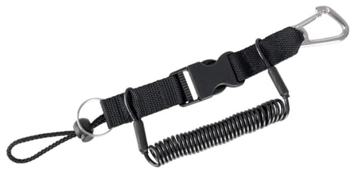 Hochwertiger Edelstahl Spiralhalter mit Karabinerhaken für Sport und Outdoor-Aktivitäten