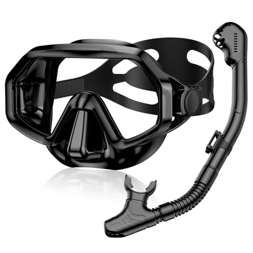 Schnorchelset für Erwachsene mit Anti-Beschlag Schwimmbrille und Dry-Top Schnorchel, ideal für Tauchen und Schnorcheln
