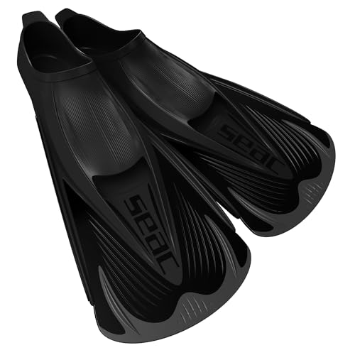 Schwimmflossen für das Training im Pool und im Freiwasser, Seac Speed S, schwarz, 38/39