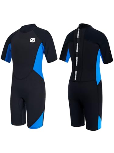 Neoprenanzug für Kinder und Jugendliche, Summshall 2mm Thermischer Badeanzug mit UV-Schutz und Ultra Dehnbarkeit, ideal für Schwimmen, Tauchen und Surfen
