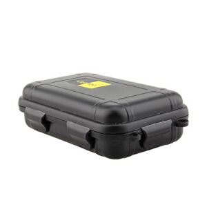 Alomejor Mini wasserdichte luftdichte Trockenbox für Outdoor-Sport - Robuste Überlebensbox aus Kunststoff ideal für Camping, Wandern und Outdoor-Aktivitäten