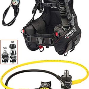 CRESSI Tauchpaket Start Pro - Komplettes Tauchset mit Jacket, Atemregler und mehr - für Anfänger geeignet