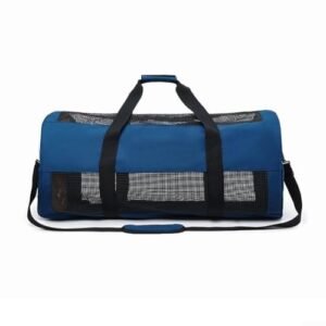 Kompakt, 60-Liter-Netztasche zum Tauchen, Seesack für Tauch-Ausrüstung, Blau, ideal für Wassersportler und Taucher, atmungsaktiv, langlebig und leicht zu transportieren.