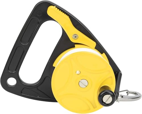 Tragbare Tauchspule für Unterwasser-Tauchen, Diving Reel mit Thumb Stopper und Finger Spool für Wassersport-Ausrüstung