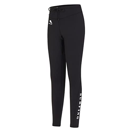 Neoprenhose für Damen, 2 mm Neoprenanzug, lange Neoprenhose zum Schnorcheln, Segeln und Surfen in Schwarz