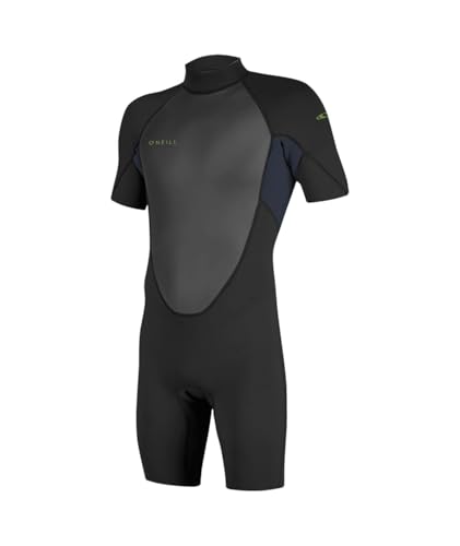 O'Neill Jugend neuer Reactor-2 Neoprenanzug Wetsuit, schwarz/Slate, 12 (147-155) cm Größe