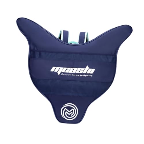 RoaQinFo Meerjungfrau Flossen Rucksack für Tauchen und Schwimmen, Blau, Nylon, Schaum, praktischer Begleiter für Tauchfahrten und Alltag