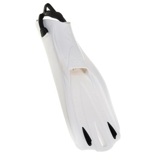 Einstehende Finnen für Kaltwasser-Tauchen, Scubapro GO Fin Sport, Weiß, M Set, Unisex, Erwachsene