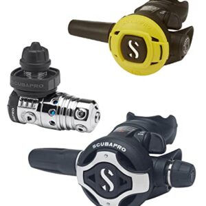 Scubapro MK25 EVO S620TI Atemregler mit Octopus S270 für Taucher, professionelles Tauchgerät mit Extended Thermal Insulating System (XTIS)