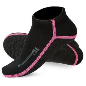 Rutschfeste Neopren Socken für Herren und Damen, Kurz Warme Flossensocken, Thermische Schwimmsocken für Kaltes Wasser, Schnorcheln, Kajakfahren, Strand, Wandern