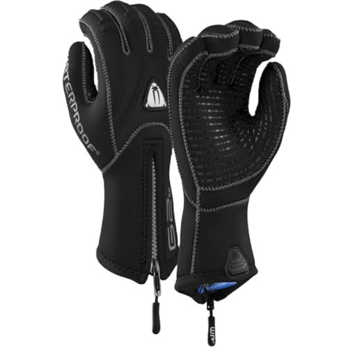 Wasserfeste Tauchhandschuhe G2 5 Finger, Neopren-Handschuh für Männchen, Schutz vor Kälte und Wasser bei Tief-Tauchgangs