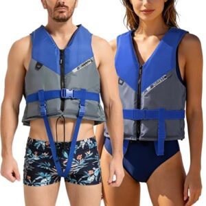 Sicherheit beim Wassersport: Aufblasbare und platzsparende Schwimmhilfe für Erwachsene zum Schwimmen, Schnorcheln oder Bootsfahren