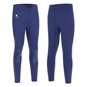 Neoprenanzughose, 2 mm dick, Thermohose mit hoher Taille und langen Beinen für Tauchen, Surfen oder Schwimmen