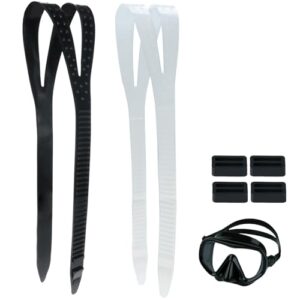 Silikon Ersatz Maskenband für Tauchen, Schwimmen und Schnorcheln - 2 Stück