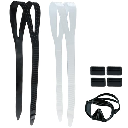 Silikon Ersatz Maskenband für Tauchen, Schwimmen und Schnorcheln - 2 Stück
