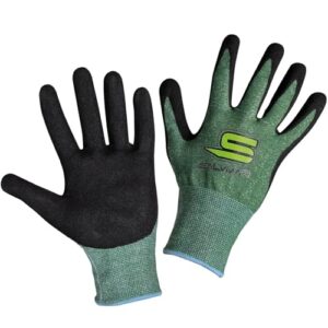 SALVIMAR Dy-max Handschuhe, Grün, XL - Hochwertige Textilienhände mit Nitril-Handfläche und verstärktem Handgelenk