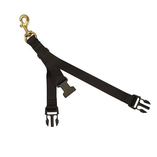 Scuba-Wahl-Tauchen-BC-Fin-und-Maske-Keeper-mit-Quick-Release-Schlaufe-in-Schwarz-für-Tauchsportler