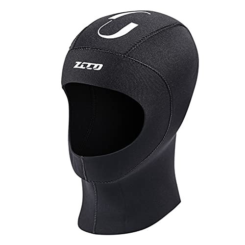 ZCCO Thermal Neopren Tauchhaube für Unterwasser-Tauchen, Schnorcheln, Surfen und Winter-Schwimmen - UV-Strahlenschutz und Schutz vor Meerestieren