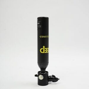0,5-Liter-Mini-Tauchflasche, Unterwasser-Tauchflaschen-Set für Sporttauchen mit Lungenflasche und flachwasser Schnorcheln in Schwarz