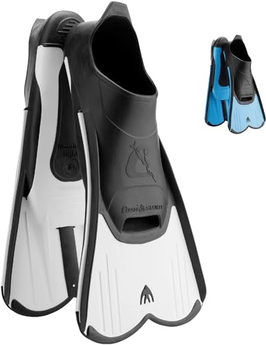 Effiziente Muskeltrainingsflossen von Cressi, ideal für Schnorchler und Schwimmer, kurze Klingen für intensives Training, robust und strapazierfähig, perfekt für Reisen.