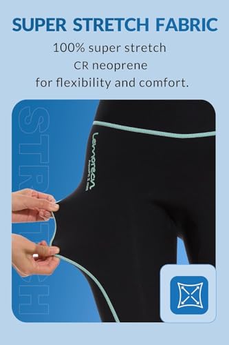 Damen Neoprenanzug Hosen 2mm Super Stretch Neoprenhose für Surfen Schwimmen Schnorcheln Gerätetauchen Kajakfahren & Wassersport