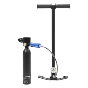 Mini Tauchflasche mit Manometer und Dichtungsringen für Flachwassertauchen, Tragbarkeit und komfortables Design