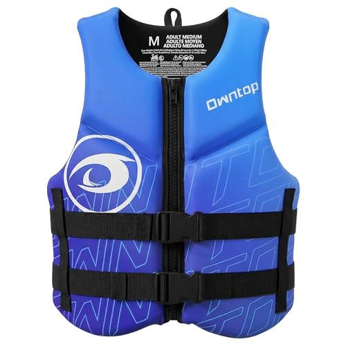 Leichte Neopren-Schwimmhilfe, Faltbare Auftriebsweste mit Doppelschnallen für SUP, Kajak, Paddeln, Angeln