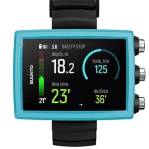 SUUNTO Unisex - Erwachsene EON Core Aqua Swimcomputer, Blue, Einheitsgröße - Wassersportuhr mit Ergonomie und robusten Materialien