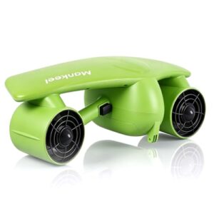 Unterwasserscooter mit Kamera-Montage, Kindersperre und max. Geschwindigkeit 1,8 m/s für Sport, Schwimmen, Tauchen und Schnorcheln