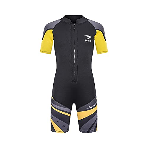 Kinder Neoprenanzug 2,5mm Neopren Thermal Badeanzug für Wassersporten wie Surfen, Tauchen und Schwimmen