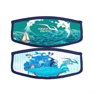 Elastisches Haarband zum Schnorcheln, Tauchen, Surfen und Schwimmen - Komfortabel, weich und elastisch - Ideal für Wassersportler und lange Wasserausflüge