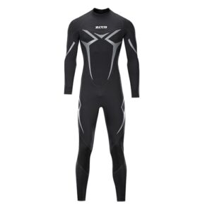 Taucheranzug für Männer, 3 mm Premium Neopren, volle Ärmellänge, ideal für Spearfishing, Schnorcheln, Surfen und Tauchen.