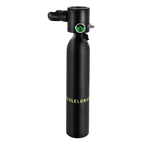 Mini Tauchflasche mit 0,5 L Sauerstoffflasche für Unterwasseratmung - Wiederverwendbarer Tauchsauerstoff-Flasche