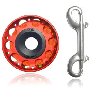 Tauchrolle 101FT Finger Reel für scuba diving, mit korrosionsbeständiger Konstruktion und rotierender Mittelachse