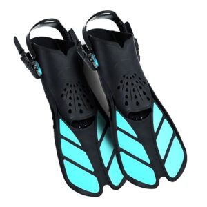 Schnorchelflossen für Erwachsene, Taucherflossen mit PP+TPR Material, flexiblen Einstellbaren Schwimmflossen, Unisex Flossen für Frauen und Männer