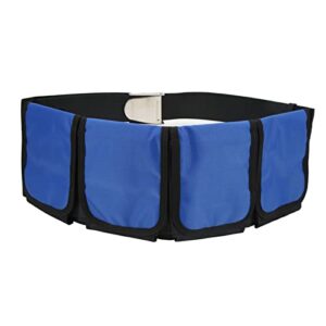 Tyenaza 4-Taschen-Oxford-Gewebe-Tauchgürtel, Verstellbar und Robust zum Tauchen, Schnorcheln und Freitauchen