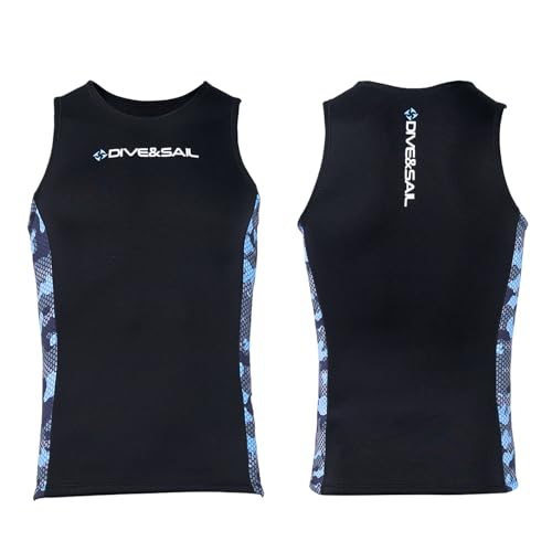 Neoprene Wetsuit-Vest, Männer Neopren Weste für Tauchen und Wassersport