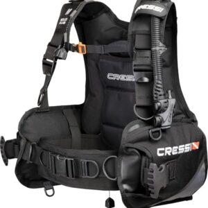 Tauchveste Cressi Solid Plus BCD XS Schwarz Unisex für Tauchen und Wassersport