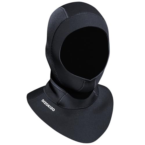 Tauchhaube 3mm Thermo-Neopren-Nasstauchhaube für Männer Frauen Neoprenhaube für Kajakfahren Schnorcheln Segeln Wassersport mit Flow-Vent (XL)